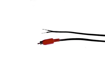 Kabel głośnikowy z wtykiem RCA 2x0,22mm, 1,5m