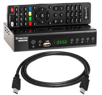 Tuner dekoder TV DVB-T2 H.265 HEVC HDMI EURO HD