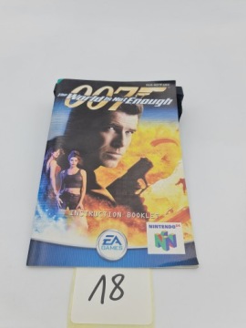 NINTENDO 64 007 МИРУ НЕДОСТАТОЧНО КОРОБКА