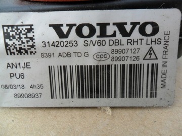 MODUL ZÁHYB XENON VOLVO S60 XC60 FACELIFT 90053126