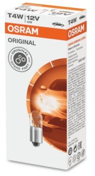 OSRAM ORIGINAL ŻARÓWKA T4W 12V 4W BA9S