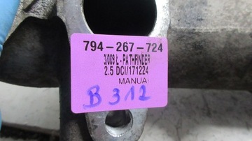 NISSAN PATHFINDER 2.5 DCI KOLEKTOR SACÍ/ZBĚRNÉ