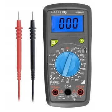CYFROWY MIERNIK UNIWERSALNY HOGERT HT1E602