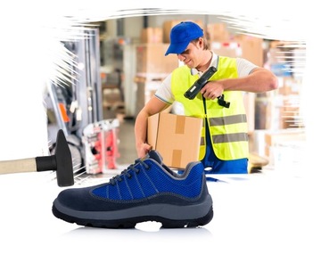 Рабочая обувь Спортивная твердая обувь Adidas Качественная мужская легкая обувь