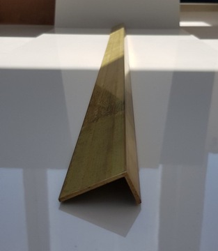 Kątownik mosiężny 30x30x3,0mm | 1000mm