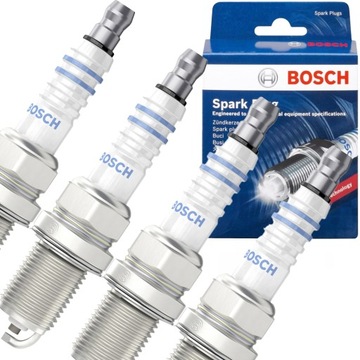 4X ŚWIECA ZAPŁONOWA BOSCH SUPER PLUS +8 FR7DC+ OPEL ASTRA F G H CORSA B C D