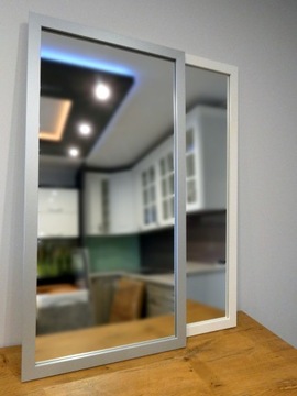 DUŻE Lustro w ramie 4cm MDF 100x60 kolor do wyboru