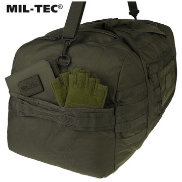 Torba wojskowa turystyczna Mil-Tec US Combat Parachute Cargo - Olive 105l