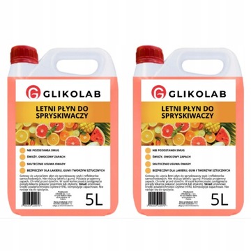 Płyn do spryskiwaczy GLIKOLAB letni 5 litrów (2X5L) 10L