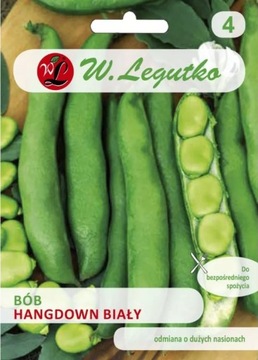 Bób - Hangdown - Biały NASIONA 50 G
