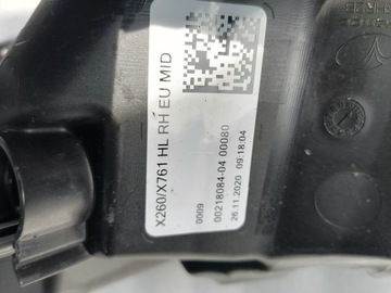 JAGUAR XF F-PACE FACELIFT FULL LED PRAVÁ BOX SVĚTLA