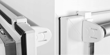 ROLETA ZACIEMNIAJĄCA 41X150 CM GŁADKA WEWNĘTRZNA Z PROWADNICAMI NA WYMIAR