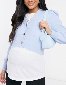 PIECES MAMALICIOUS NIEBIESKI SWETER DAMSKI* L 1VAC