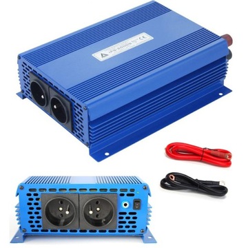 Przetwornica 12V/230V 1000W/2000W AZO ECO MODE IPS