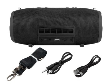 BLUETOOTH ДИНАМИК ПОРТАТИВНЫЙ БЕСПРОВОДНОЙ БАС SD FM USB AUX ЧЕРНЫЙ РАДИО