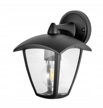 Kinkiet ogrodowy Brolux czarny E27 60 W