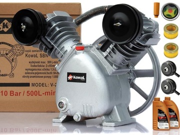 Kompresor olejowy Kowal Polska 2065 10 bar 200 l 10 bar 500 L/min