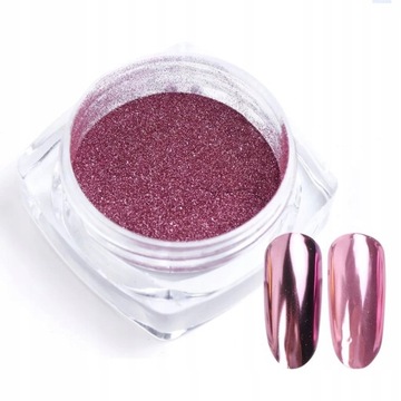 Pyłek Do Paznokci Glass Deep Pink Efekt Lustra