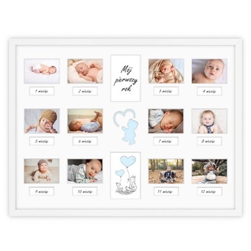RAMKA na Zdjęcia MÓJ PIERWSZY ROCZEK 30x40 BOY