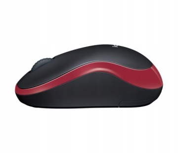 Оптическая беспроводная мышь для ноутбука LOGITECH M185 RED
