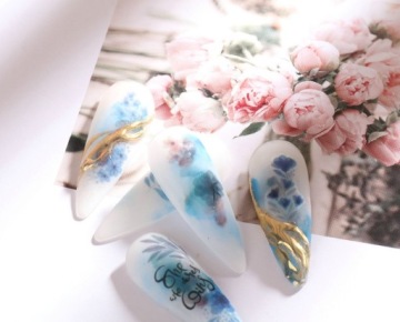 ВОДНЫЕ НАКЛЕЙКИ на ногти для декора А1268