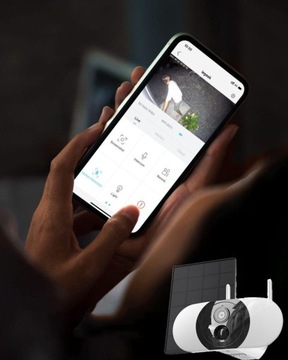 УМНАЯ СОЛНЕЧНАЯ IP-КАМЕРА НАРУЖНАЯ WIFI 3 Мпикс БЕСПРОВОДНАЯ 13500 мАч