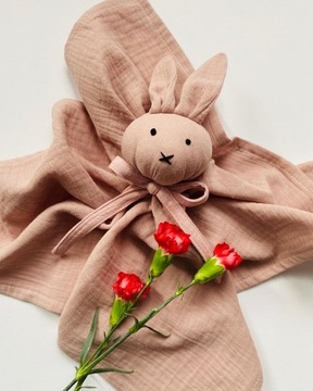 МУСЛИН ДВОЙНАЯ МАРЛЯ ЗАЙЧИК-МАСКОТ