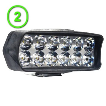 Reflektor LED Motocyklowy 8/12/16 Wodoodporny Zewnętrzny