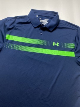 Under Armour ORYGINALNE granatowe SPORTOWE POLO rozmiar XL