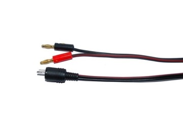 Kabel głośnikowy DIN/2 wtyki banan 2x0,35mm 2m