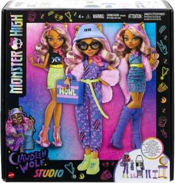 MONSTER HI CLAWDEEN WOLF STUDIO DOLL кукла, одежда, туалетный столик + аксессуары