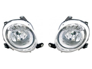 REFLEKTORY LAMPY FIAT 500 07-15 TYC KOMPLET