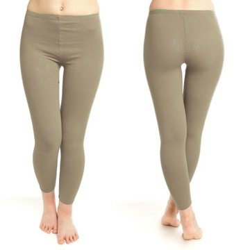LEGGINSY GETRY LEGINSY POLSKIE 4XL 48 BAWEŁNA Beż