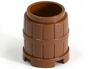 LEGO beczka 2489 brązowy OLD