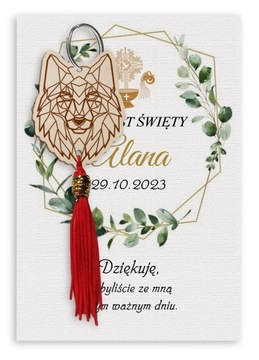 Спасибо гостям БРЕЛОК С АНГЕЛОМ КРЕЩЕНИЕ ПРИЧАСТЬЕ ОДИН ГОДОВОЙ СУВЕНИР