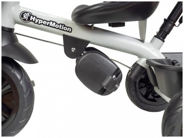КОРЗИНА ДЛЯ ТРЕХКОЛЕСНОГО ВЕЛОСИПЕДА HyperMotion PUSH RIDE-RIDE РЕМНИ КОРЗИНА Tobi VECTOR Серый
