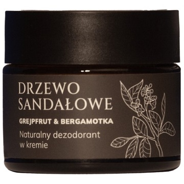 Naturalny dezodorant w kremie drzewo sandałowe bergamotka 50ml Mglife wegan