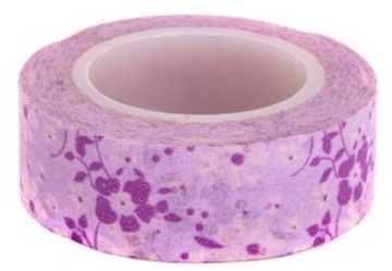 TAŚMA SAMOPRZYLEPNA OZDOBNA DEKORACYJNA WASHI 45
