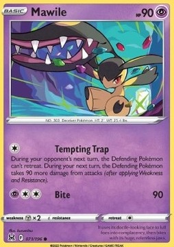Karty Pokemon (LOR 071) Mawile
