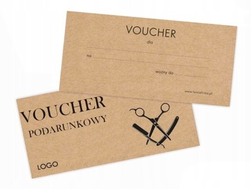 VOUCHER eko karty bony podarunkowe vouchery x 50