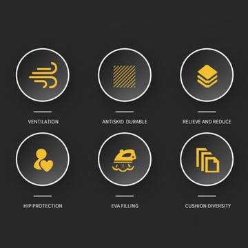 Подушка сиденья из ЭВА, амортизирующая, дышащая, снимающая давление подушка.