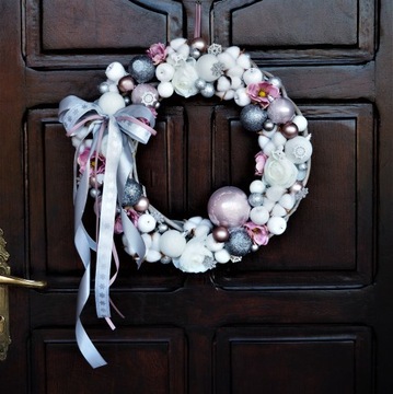 Эксклюзивное украшение БОЛЬШОЙ Рождественский ВЕНОК на дверь