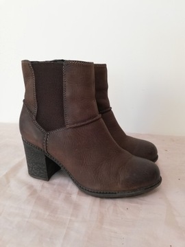 Buty botki skórzane Clarks UK 5 r. 38 , wkł 25 cm