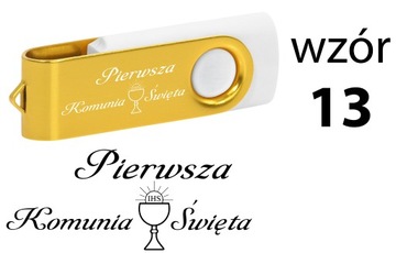 Pendrive twister 2 GB USB 2.0 Pamiątka Pierwszej Komunii Świętej 10 szt.