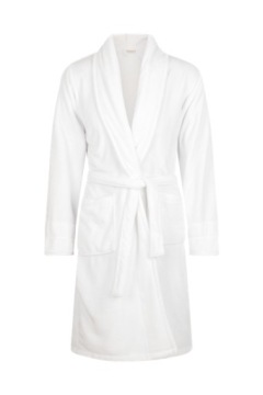 Флисовый халат с вышивкой мужской