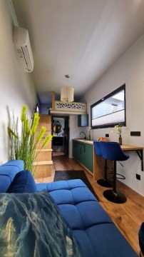 Tiny House Mobile House Modern House на одном месте для колес 6MX2,55м