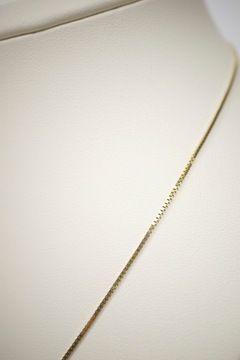 Złoty łańcuszek kostka wenecjana - 42 cm - 2,05g - Próba 585