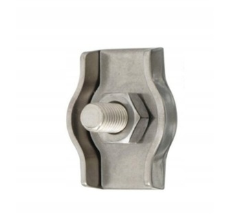 Zacisk linowy pojedynczy do lin siodełkowy 4mm