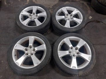 KOŁA KOMPLET FELGI OPONY LETNIE MAZDA 5X114,3 17'' 205/50R17 KELLY