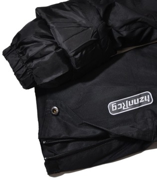 G-TEX Spodnie ZIMOWE na odpinane szelki czarne Narciarskie ocieplane r 158